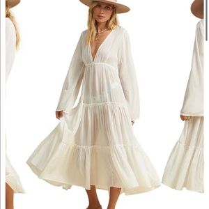 x The Salty Blonde Wanderlust Long Sleeve Cover-Up Maxi Dress
BILLABONG
